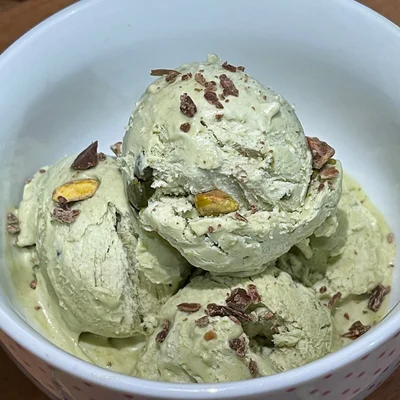 Recipe of pistachio ice cream on the DeliRec recipe website