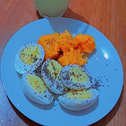 Photo of the Eggs with pumpkin puree 🎃 – recipe of Eggs with pumpkin puree 🎃 on DeliRec