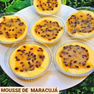Receita de Mousse de maracujá  no site de receitas DeliRec