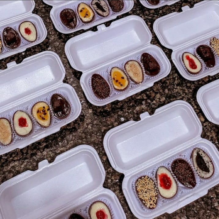 Foto da Mini ovos da Páscoa  - receita de Mini ovos da Páscoa  no DeliRec