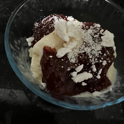 Recipe of Cheese ice cream with guava topping on the DeliRec recipe website