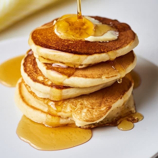 Photo of the American pancake with vanilla butter – recipe of American pancake with vanilla butter on DeliRec