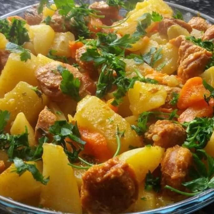 Photo of the Aipim with sausage – recipe of Aipim with sausage on DeliRec