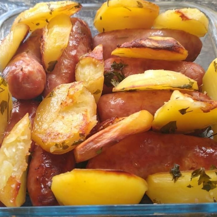 Photo of the Potato with roasted sausage – recipe of Potato with roasted sausage on DeliRec