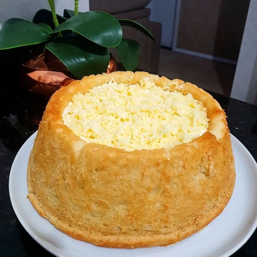 Foto da Pão de batata com creme de queijo - receita de Pão de batata com creme de queijo no DeliRec