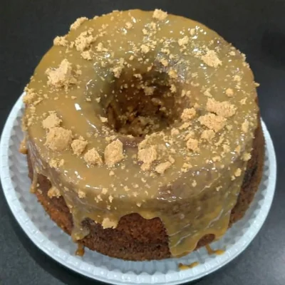 Recipe of Paçoca Cake on the DeliRec recipe website