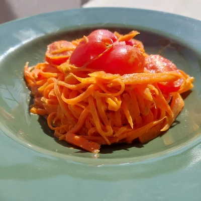 Recipe of carrot noodles on the DeliRec recipe website