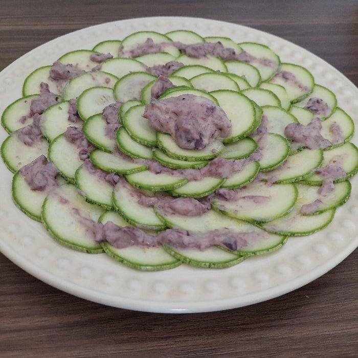 Photo of the Zucchini Carpaccio (olive sauce) – recipe of Zucchini Carpaccio (olive sauce) on DeliRec