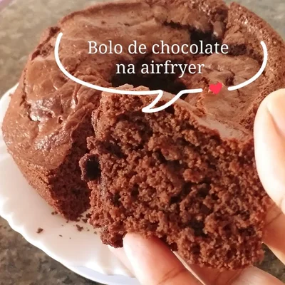 Recipe of Chocolate cake in the Airfryer on the DeliRec recipe website