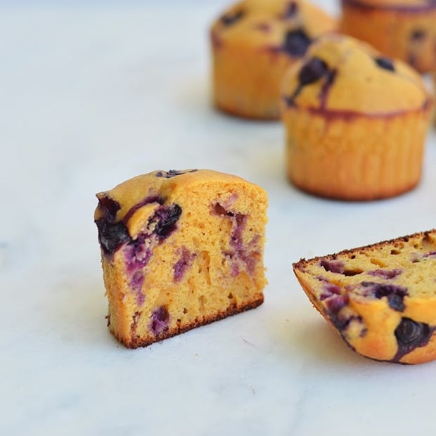 Photo of the Blueberry and Spelled Muffins – recipe of Blueberry and Spelled Muffins on DeliRec