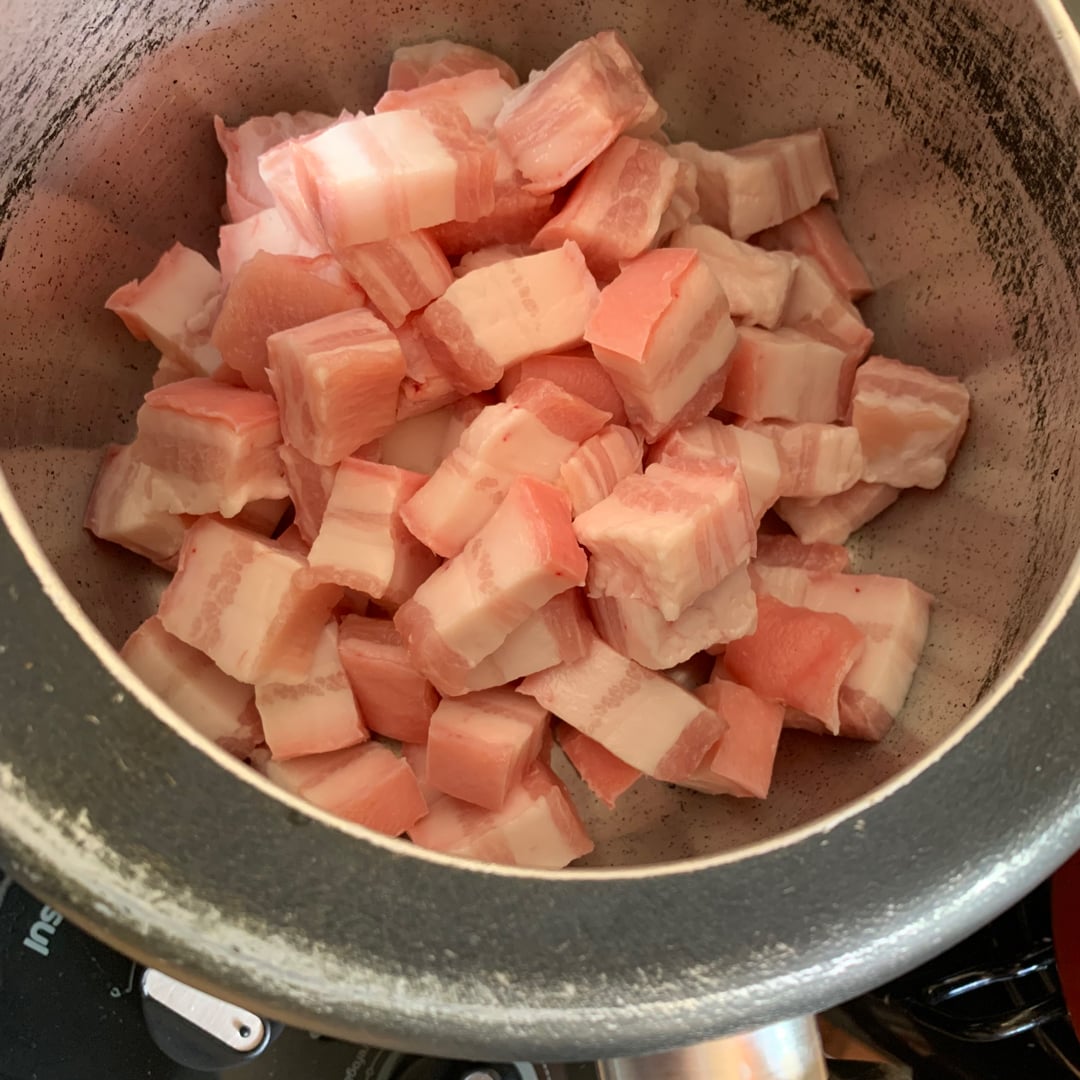 Photo of the Crispy crackling in the pressure cooker – recipe of Crispy crackling in the pressure cooker on DeliRec