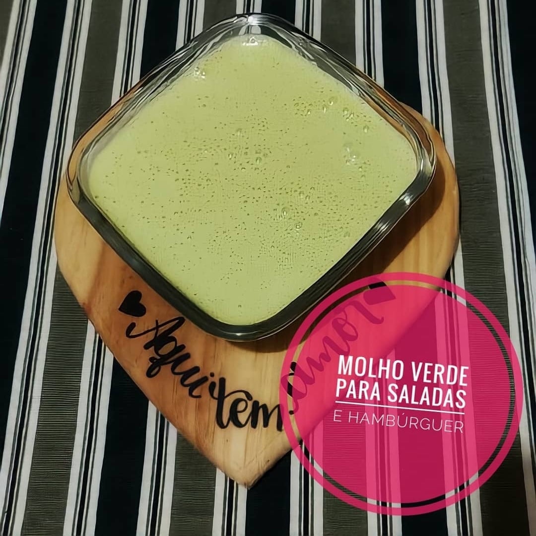 Photo of the GREEN SAUCE FOR SALADS AND HAMBURGER – recipe of GREEN SAUCE FOR SALADS AND HAMBURGER on DeliRec