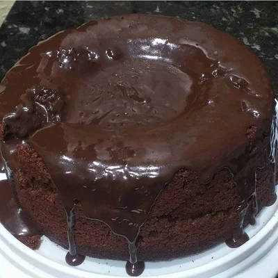 Recipe of Half Bitter Chocolate Cake on the DeliRec recipe website
