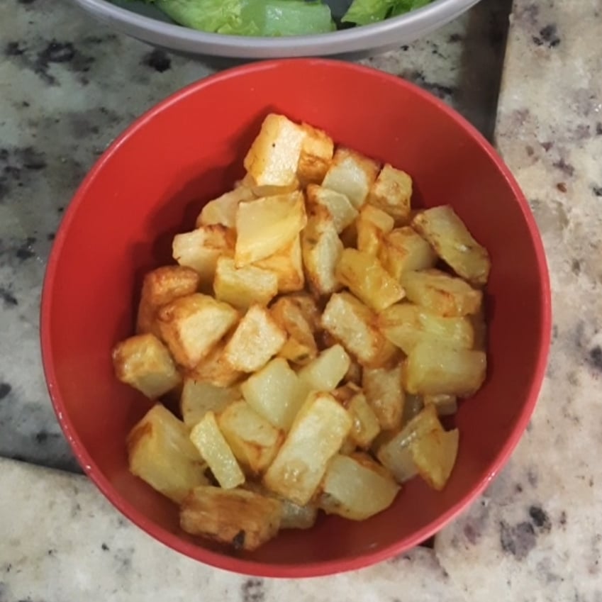 Photo of the golden potatoes – recipe of golden potatoes on DeliRec