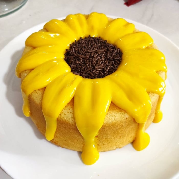 Photo of the sunflower cake – recipe of sunflower cake on DeliRec