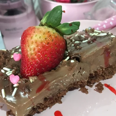 Recipe of Iced Chocolate Cake With Ganache on the DeliRec recipe website