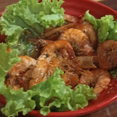 Recipe of Shrimp garlic and oil on the DeliRec recipe website