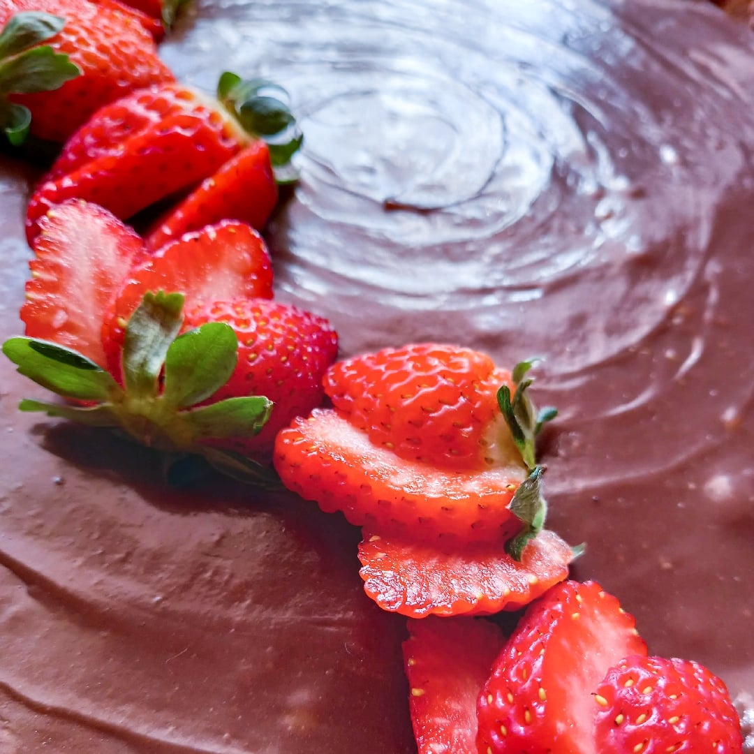 Photo of the Strawberry Pie With Chocolate – recipe of Strawberry Pie With Chocolate on DeliRec