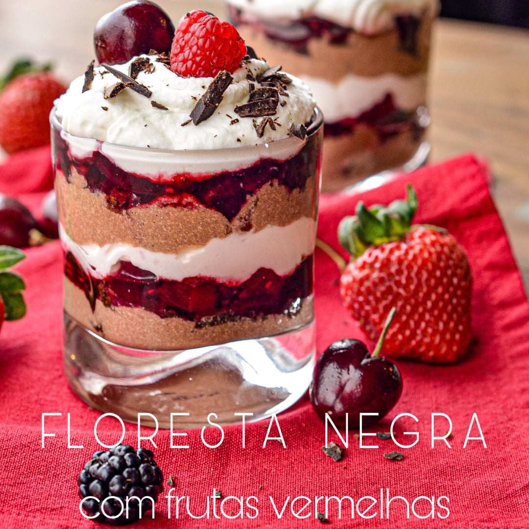 Photo of the Black forest with red berries – recipe of Black forest with red berries on DeliRec