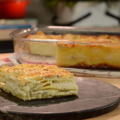 Recipe of Lasagna 4 cheeses on the DeliRec recipe website