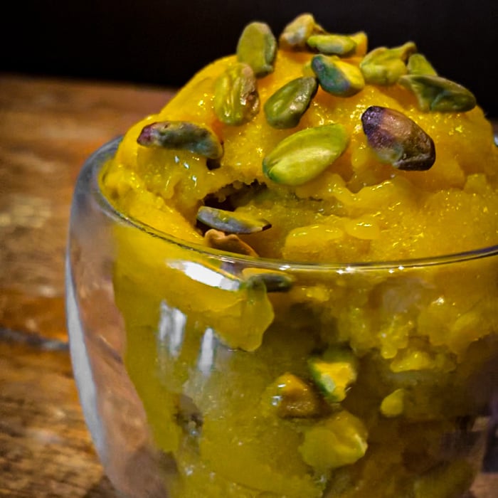 Photo of the Pistachio mango sorbet – recipe of Pistachio mango sorbet on DeliRec