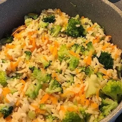 Recipe of Rice with broccoli on the DeliRec recipe website