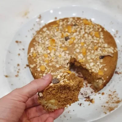 Recipe of Banana cake with granola 😋 on the DeliRec recipe website