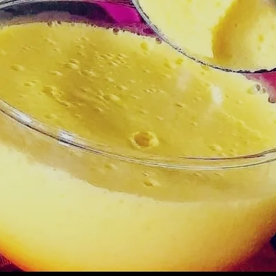 Recipe of Mango mousse 🥭 🥭 on the DeliRec recipe website