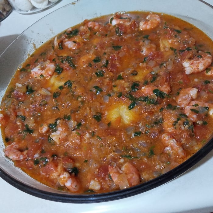 Photo of the Tilapia fillet in shrimp sauce – recipe of Tilapia fillet in shrimp sauce on DeliRec