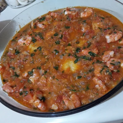Recipe of Tilapia fillet in shrimp sauce on the DeliRec recipe website