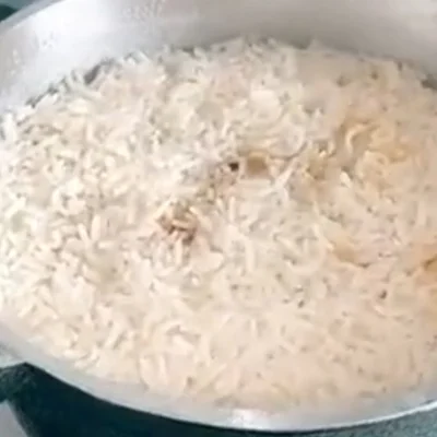 Recipe of homemade seasoned rice on the DeliRec recipe website
