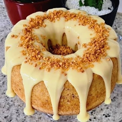 Photo of the Moleque foot cake with crunchy frosting – recipe of Moleque foot cake with crunchy frosting on DeliRec
