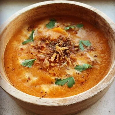 Recipe of Carrot soup on the DeliRec recipe website