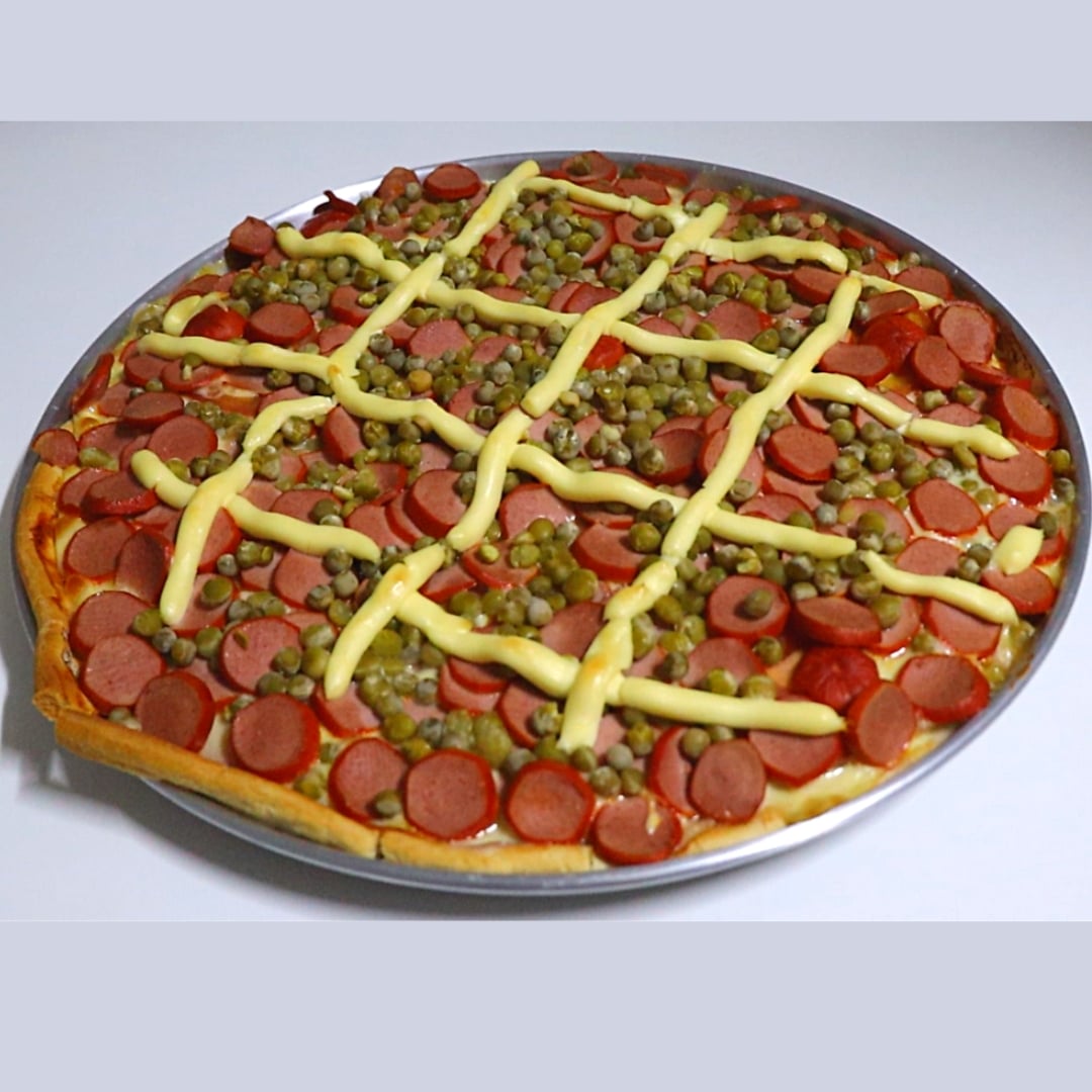 Foto da Pizza com Massa Pronta - receita de Pizza com Massa Pronta no DeliRec
