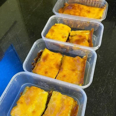 Recipe of zucchini lasagna bolognese on the DeliRec recipe website