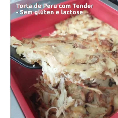 Recipe of Turkey pie with gluten-free and lactose-free tender on the DeliRec recipe website