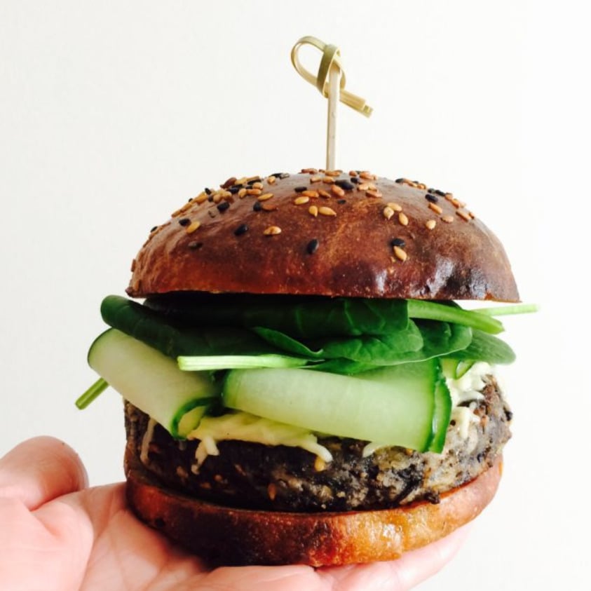 Photo of the vegan mushroom burger – recipe of vegan mushroom burger on DeliRec