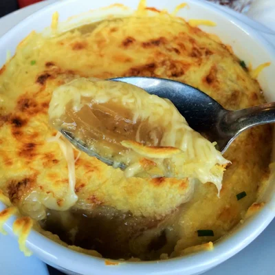 Recipe of french onion soup on the DeliRec recipe website