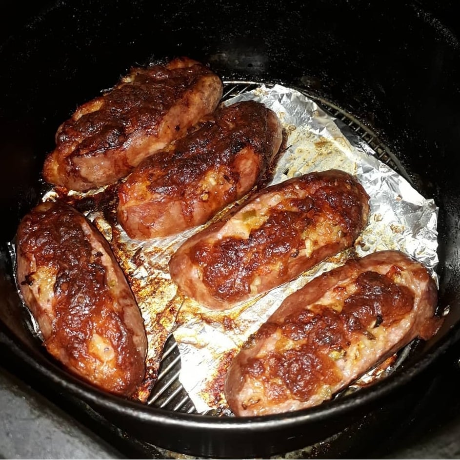 Photo of the Stuffed sausage in the aier fryer – recipe of Stuffed sausage in the aier fryer on DeliRec