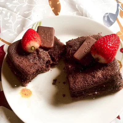 Recipe of microwave strawberry cake on the DeliRec recipe website