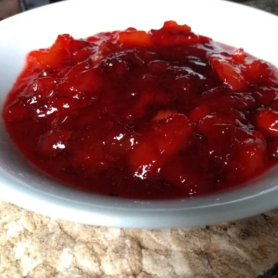 Recipe of fresh plum jam on the DeliRec recipe website