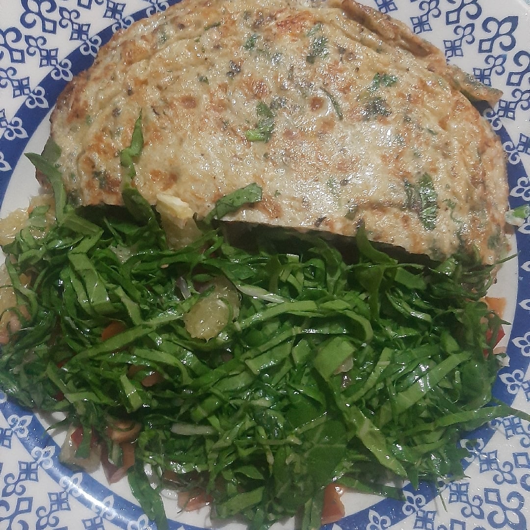 Photo of the omelette with salad – recipe of omelette with salad on DeliRec