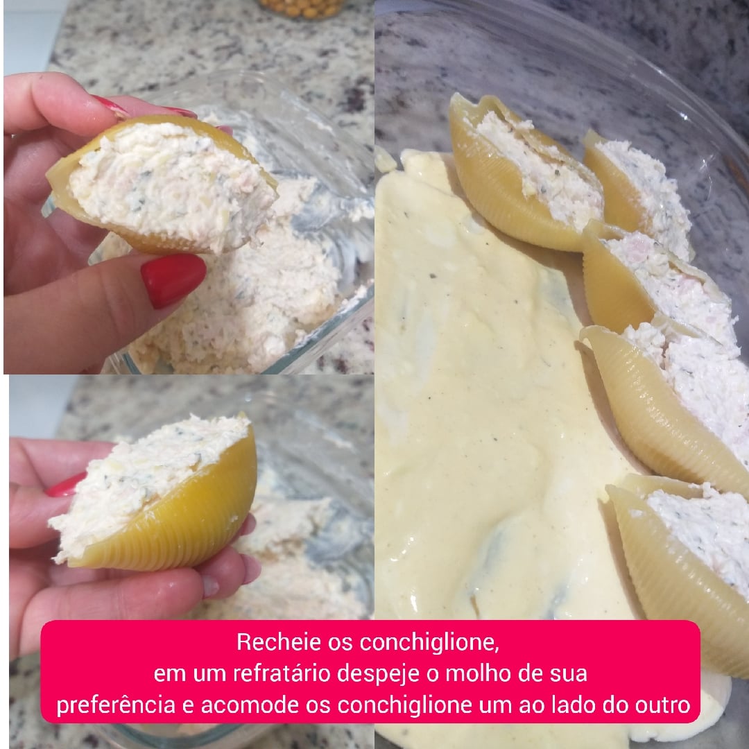 Photo of the Stuffed Conchiglione – recipe of Stuffed Conchiglione on DeliRec