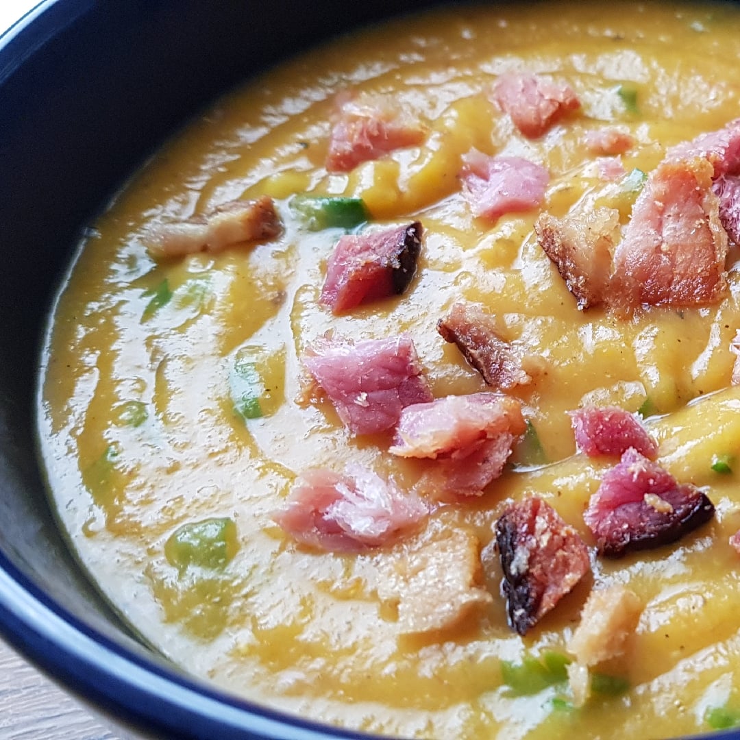 Photo of the Vegetable Cream with Crispy Bacon – recipe of Vegetable Cream with Crispy Bacon on DeliRec