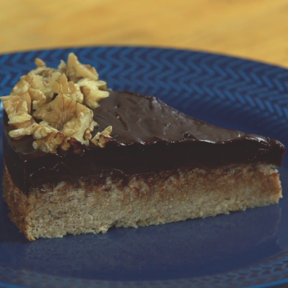 Foto da Torta de nozes e chocolate low-carb - receita de Torta de nozes e chocolate low-carb no DeliRec