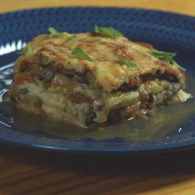 Recipe of low carb lasagna on the DeliRec recipe website