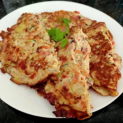 Recipe of Bacon and Vegetable Omelet on the DeliRec recipe website