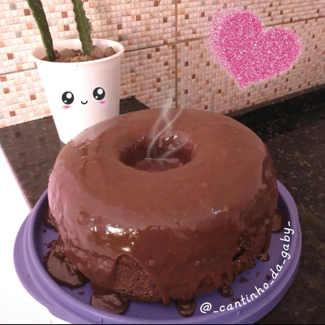 Foto da Cobertura de chocolate para bolo - receita de Cobertura de chocolate para bolo no DeliRec