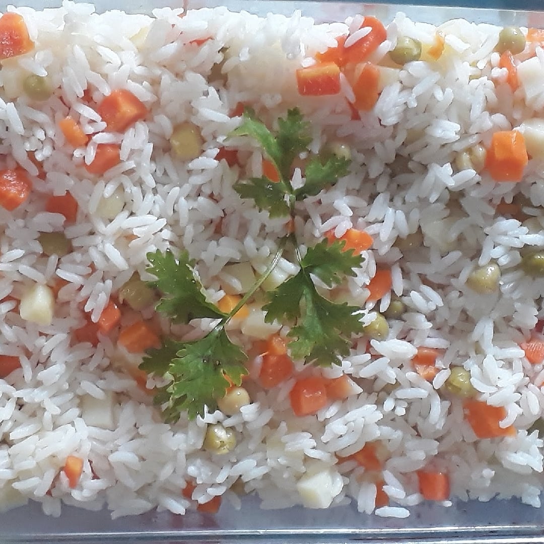 Photo of the plain colored rice – recipe of plain colored rice on DeliRec