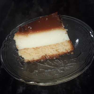 Receta de pastel de budín falso en el sitio web de recetas de DeliRec